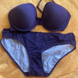 T-shirt Bra w/ matching bikini